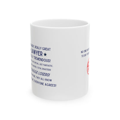 Lawyer Trump, Ceramic Mug