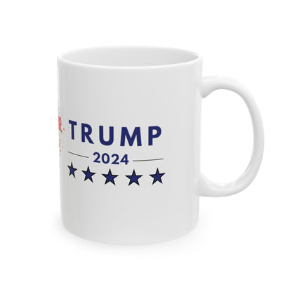 American Flag Trump, Ceramic Mug