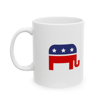 When I Die Don't Let Me Vote Democrat, Ceramic Mug