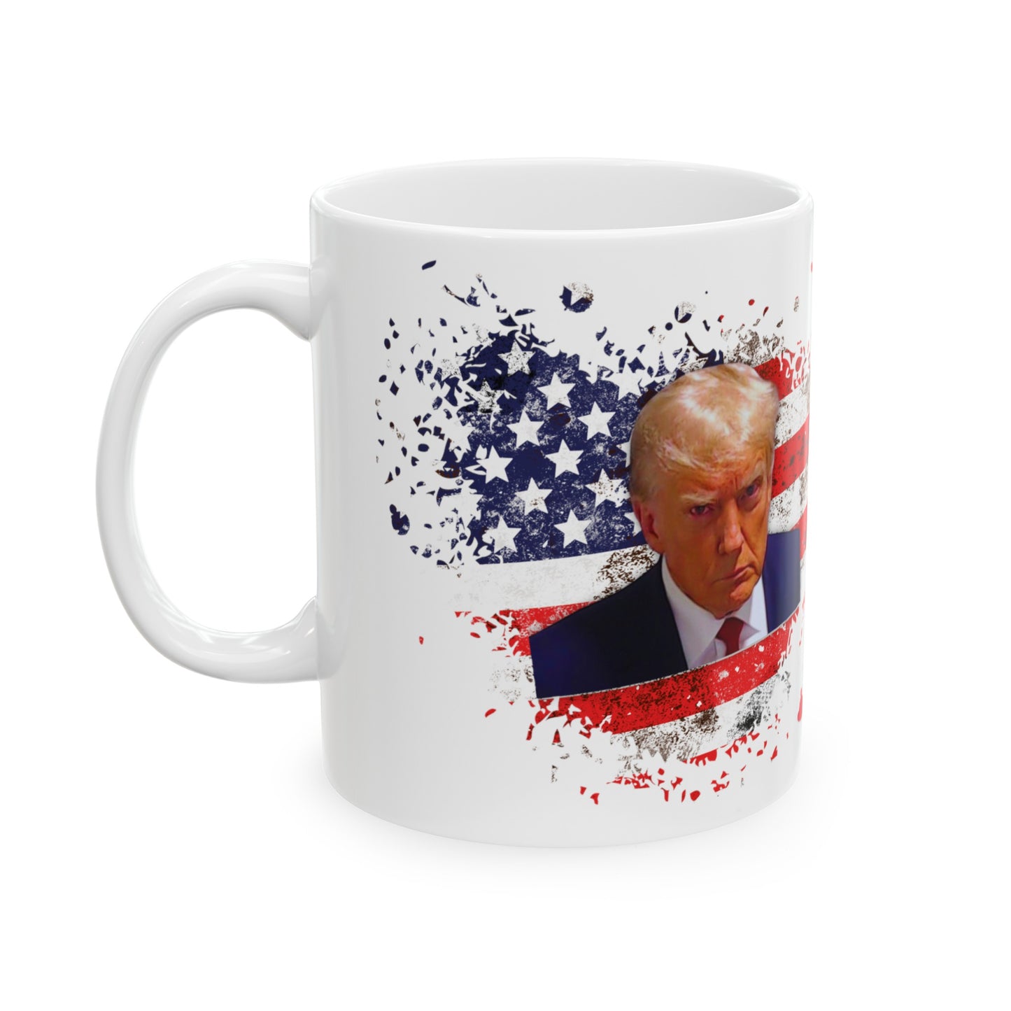 American Flag Trump, Ceramic Mug