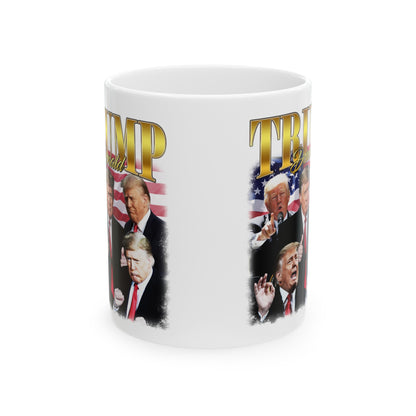 90s Trump Bootleg Rap, Ceramic Mug