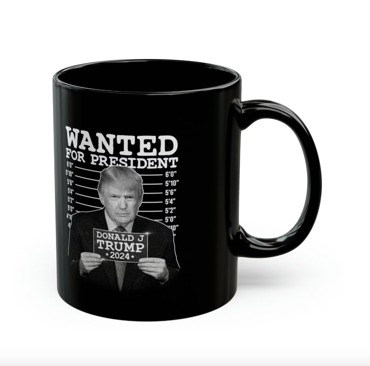 Wanted for President, Ceramic Mug