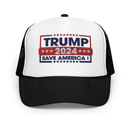 Save America, Embroidered Trucker Hat